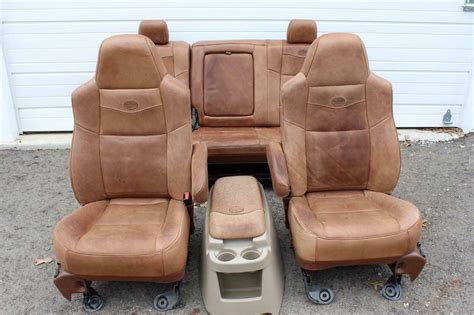 F250, 4DR, 8C, TAN, LEA BUCKET, (4040), CAPTAINS, LEATHER, (ELECTRIC. . F250 bench seat conversion